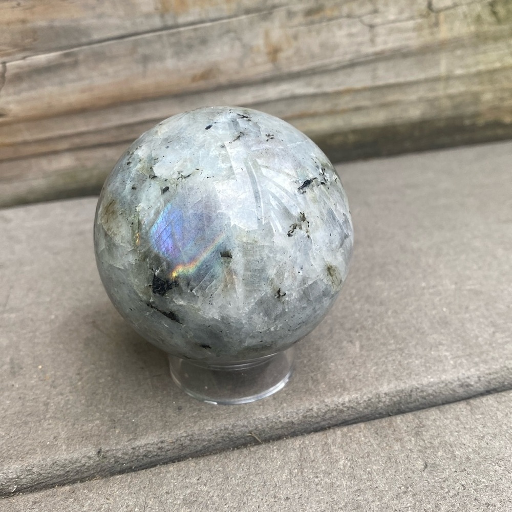 Labradorite Sunset Sphere - Picture 3 of 12